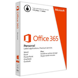 OFFICE 365 PERSONAL 32/64 BIT ESPANOL de Microsoft